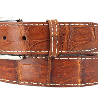 Handmade Genuine Crocodile Golf Belts
